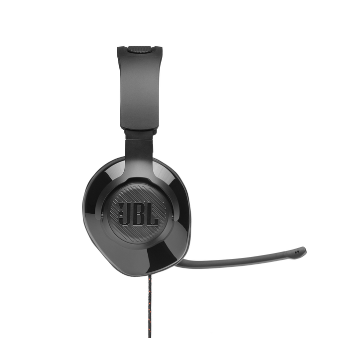 JBL Quantum 200 - Black - Wired over-ear gaming headset with flip-up mic - Detailshot 3 image number null